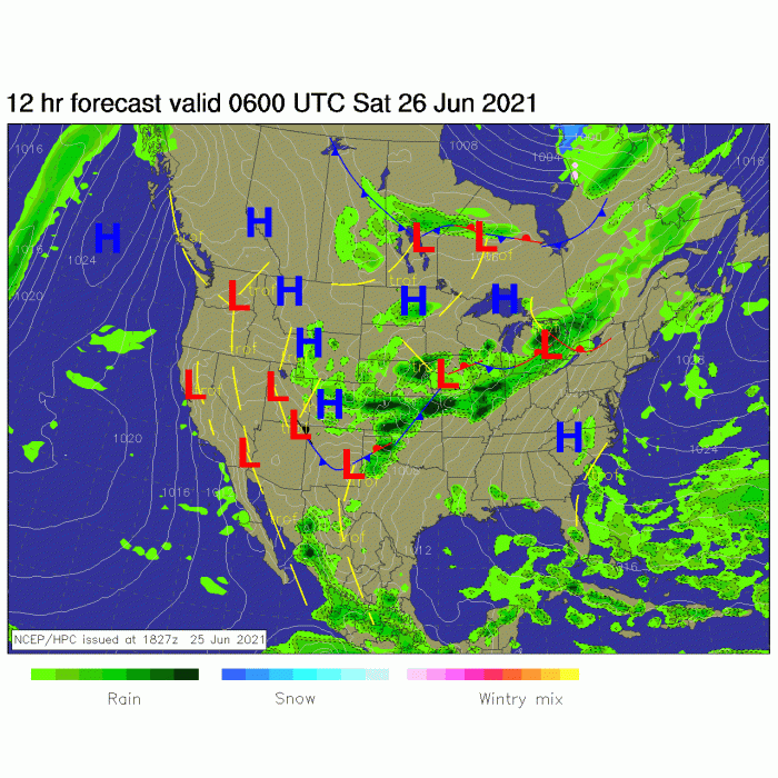 Forecasting weather map worksheet #1