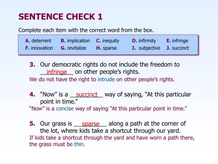 Chapter 21 sentence check 2 answer key